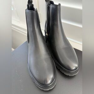 Kate Spade New York NEW Everlee Winter Boots Black Leather Bootie Sz 9.5